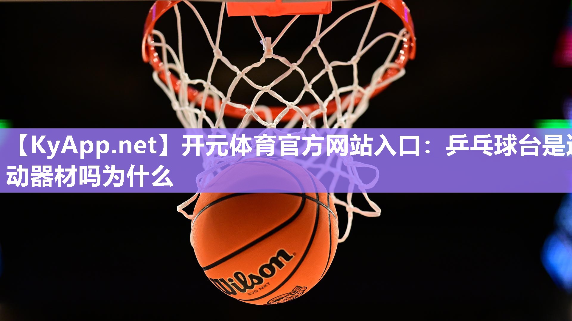 乒乓球台是运动器材吗为什么