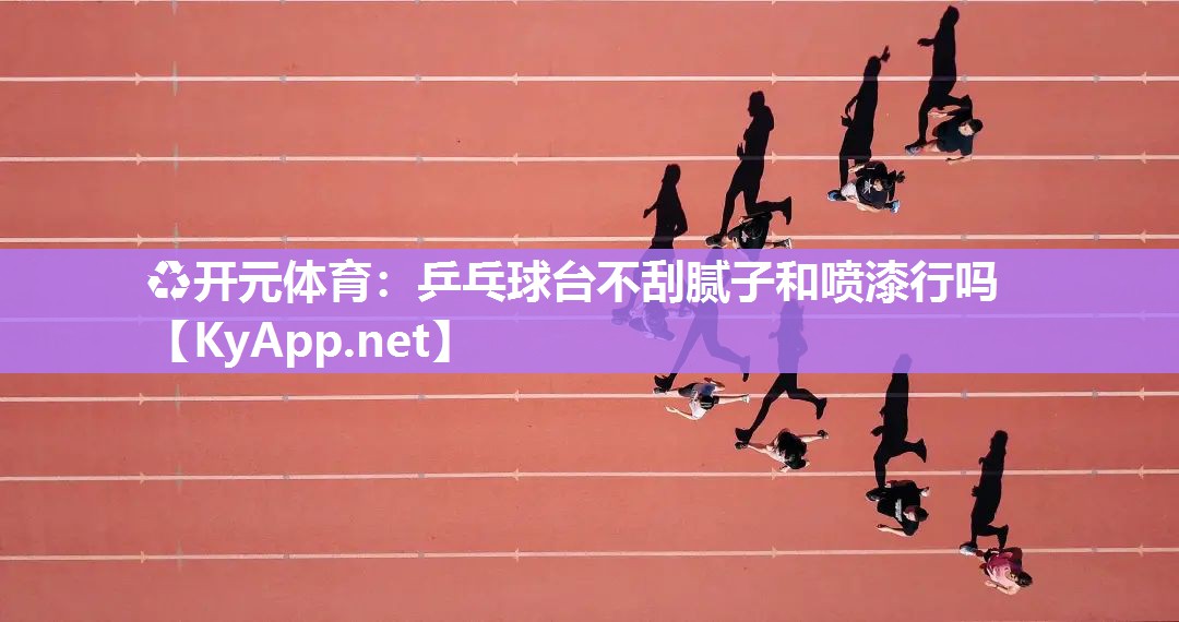 乒乓球台不刮腻子和喷漆行吗
