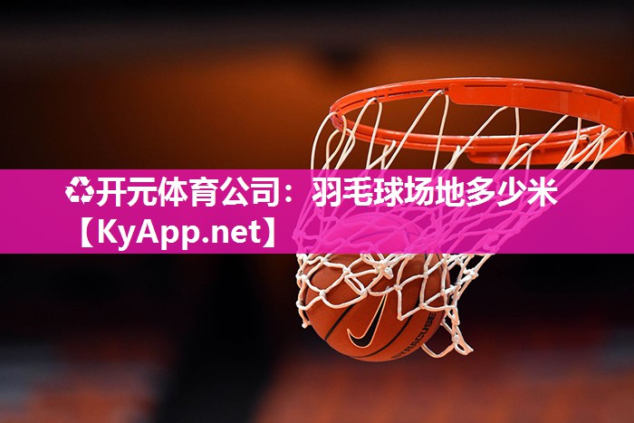羽毛球场地多少米